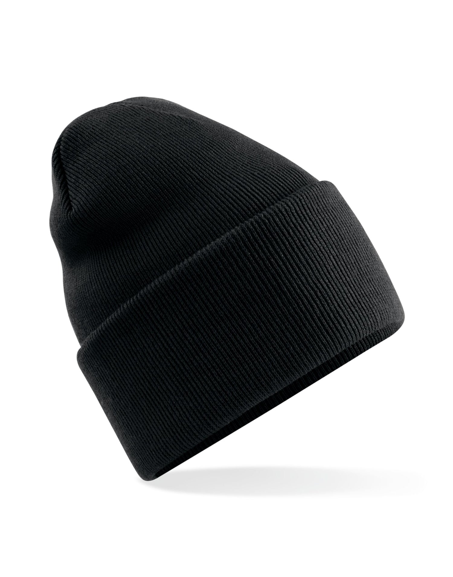 Beechfield Original Deep Cuffed Beanie B40R - Black O S - Customisable Beanies