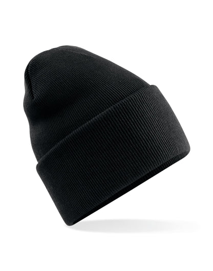 Beechfield Original Deep Cuffed Beanie B40R - Black O S - Customisable Beanies