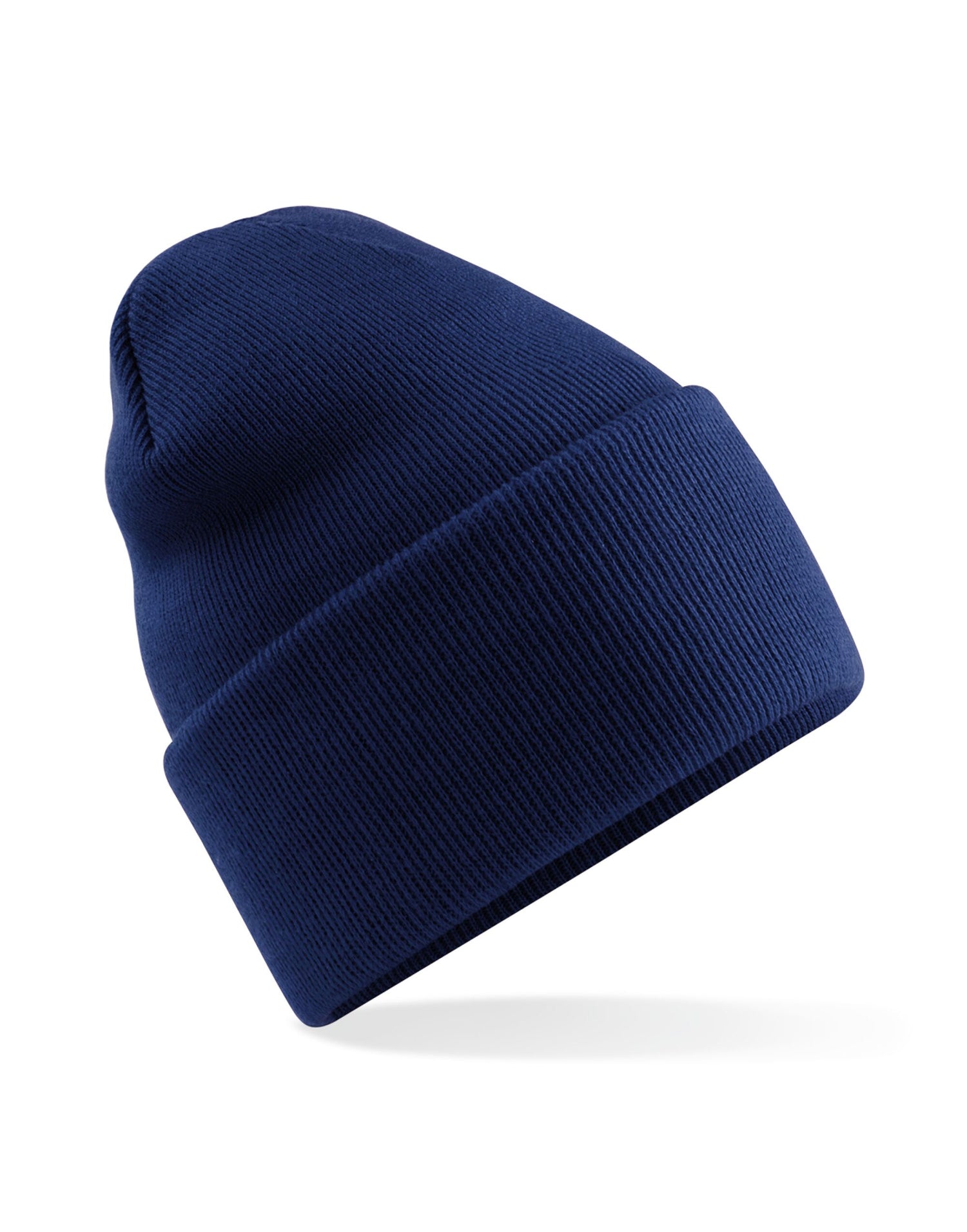 Beechfield Original Deep Cuffed Beanie B40R - Oxford Navy O S - Customisable Beanies
