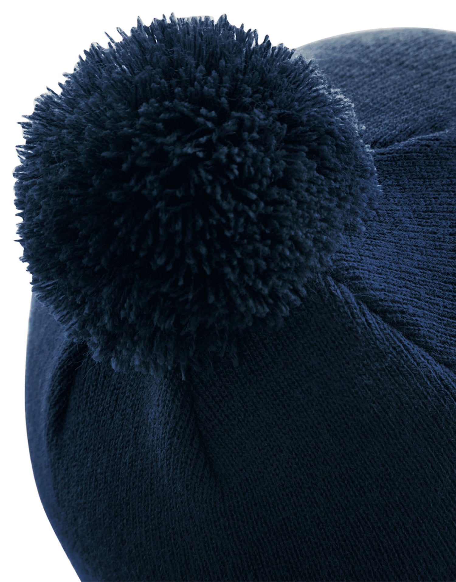 Beechfield Junior Original Pompom Beanie B426B - French Navy O S - Customisable Beanies
