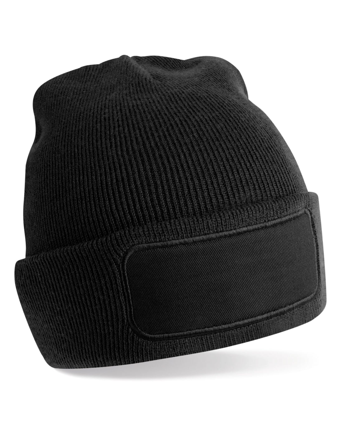 Beechfield Recycled Original Patch Beany B445R - Black O S - Customisable Beanies