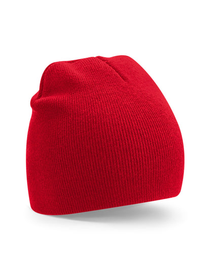 Beechfield Recycled Original P-On Beanie B44R - Classic Red O S - Customisable Beanies