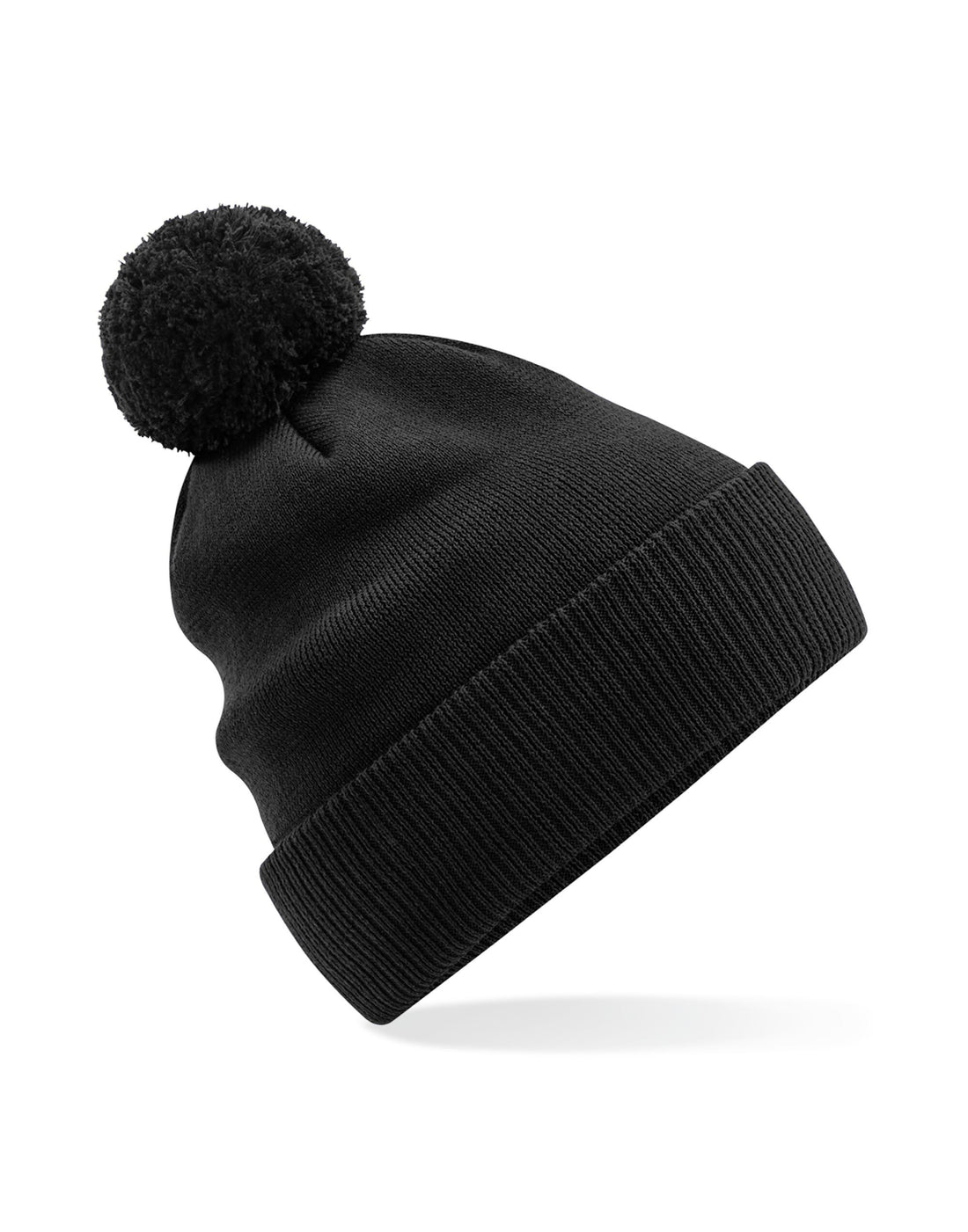 Beechfield Organic Cotton Snowstar Beany B450N - Black O S - Customisable Beanies