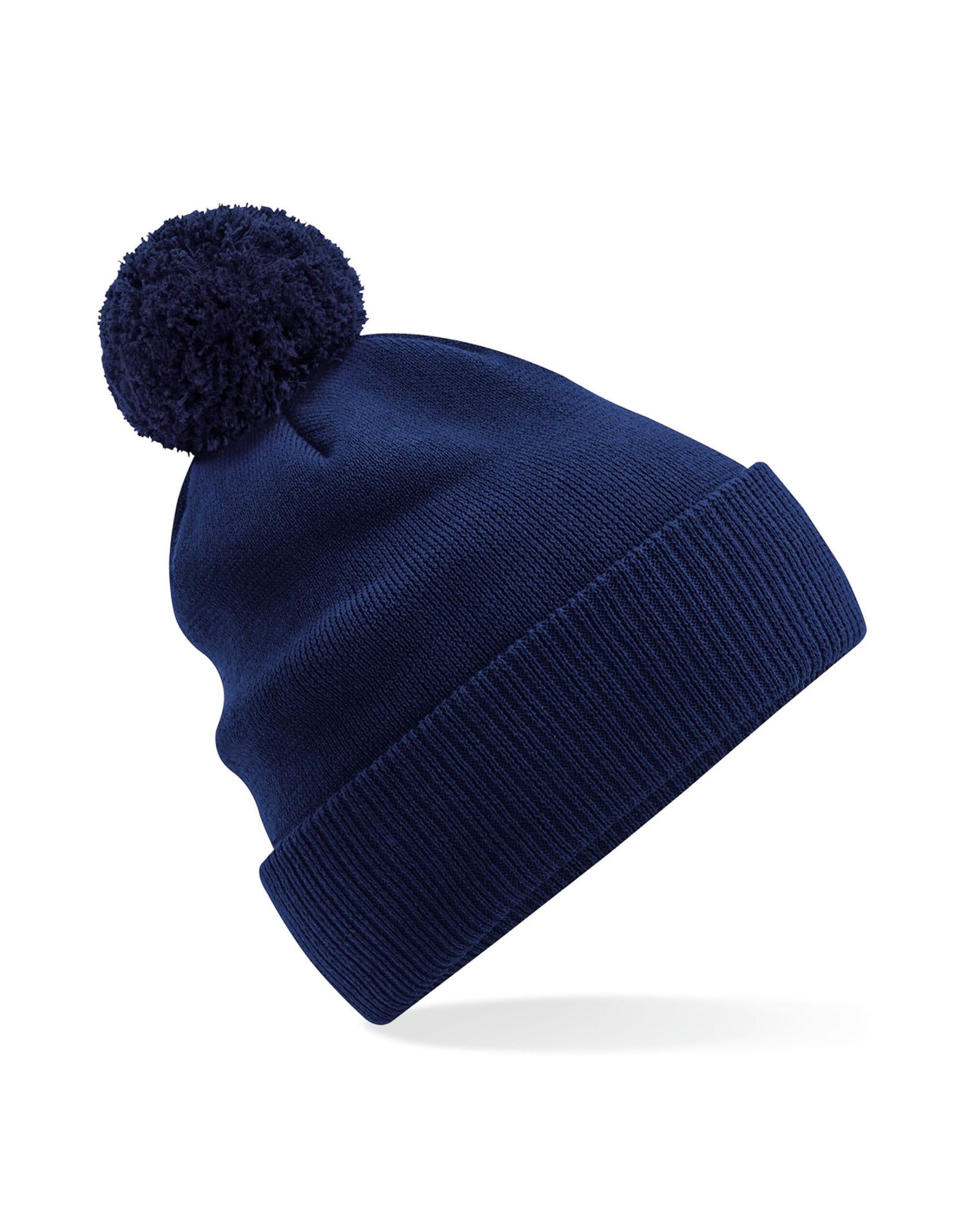 Beechfield Organic Cotton Snowstar Beany B450N - Oxford Navy O S - Customisable Beanies