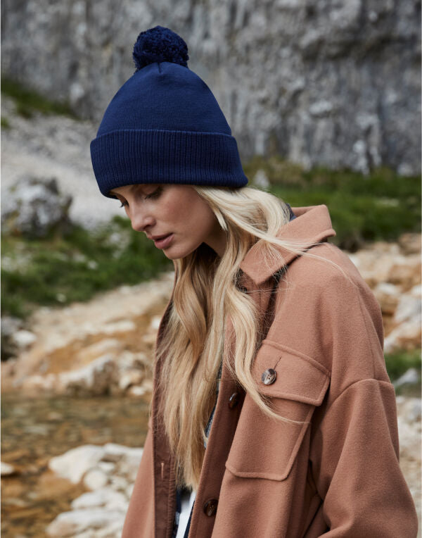 Beechfield Organic Cotton Snowstar Beany B450N - Classic Red O S - Customisable Beanies