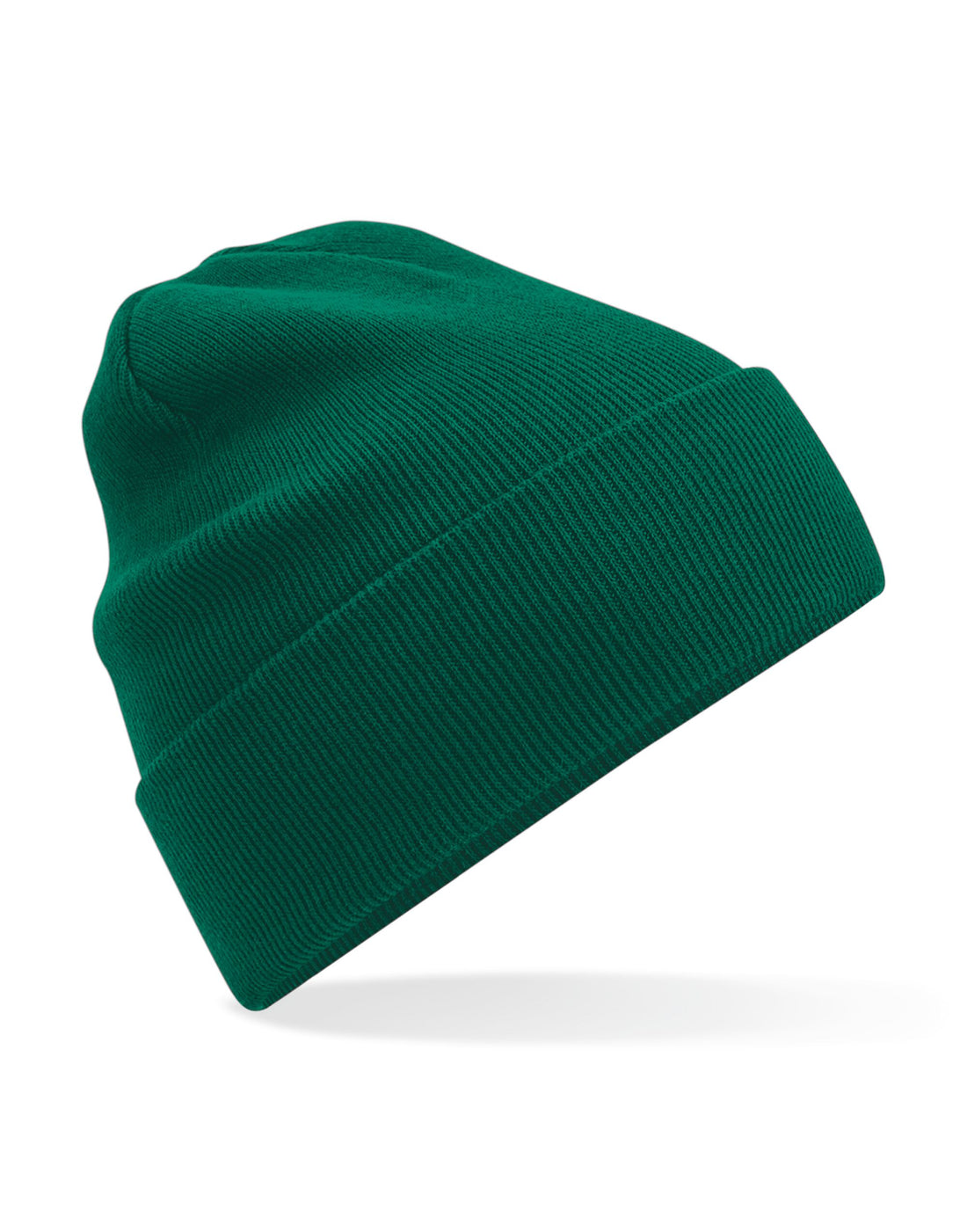 Beechfield Organic Cotton Original Beany B45N - Bottle Green O S - Customisable Beanies