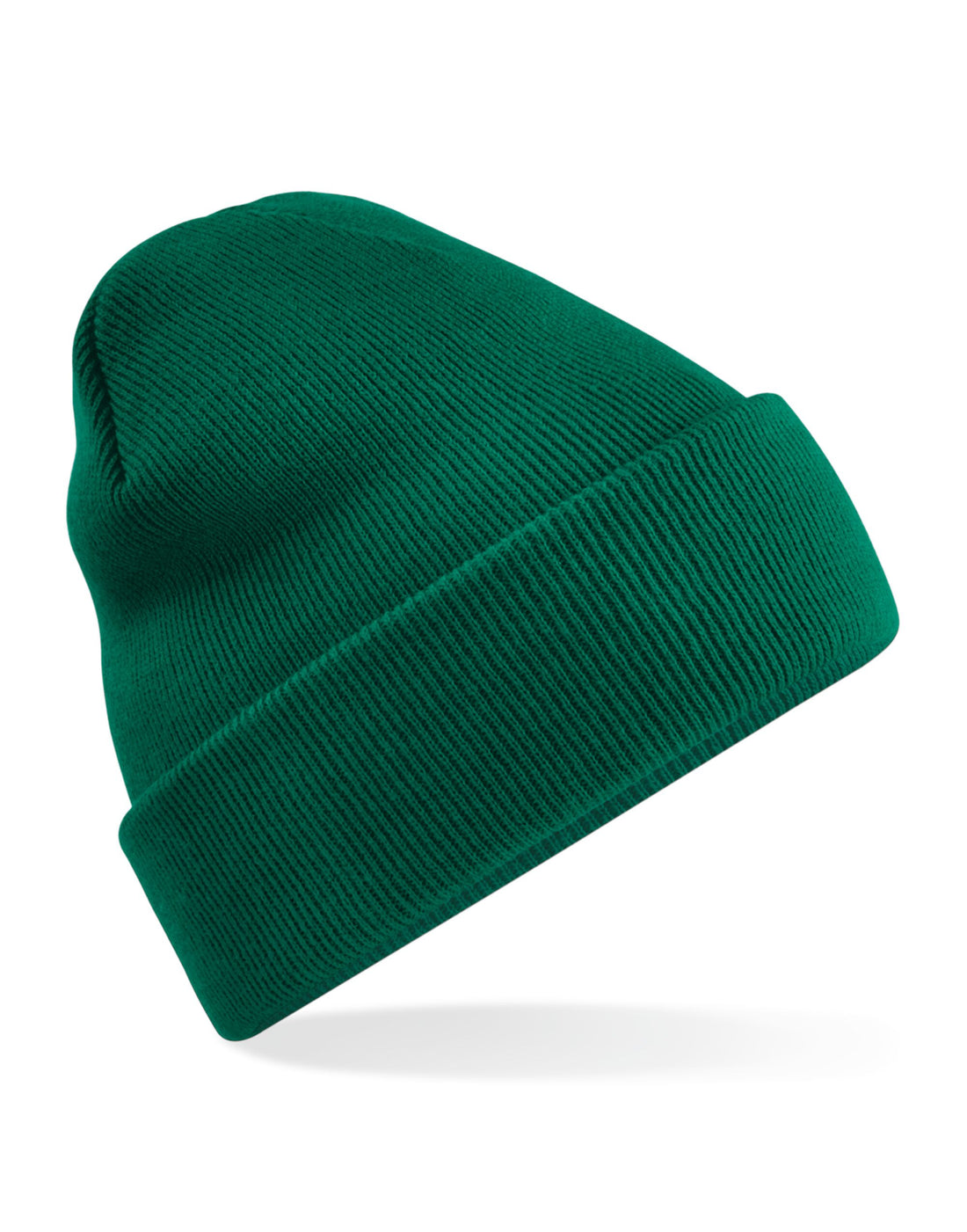Beechfield Recycled Original Cuff Beanie B45R - Bottle Green O S - Customisable Beanies