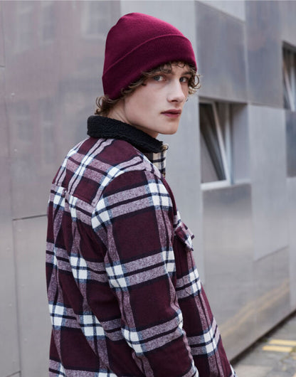 Beechfield Recycled Original Cuff Beanie B45R - Graphite O S - Customisable Beanies