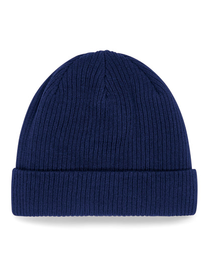 Beechfield Organic Cotton Beanie B50N - Oxford Navy O S - Customisable Beanies