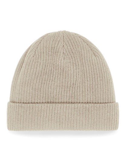 Beechfield Organic Cotton Beanie B50N - Sand O S - Customisable Beanies