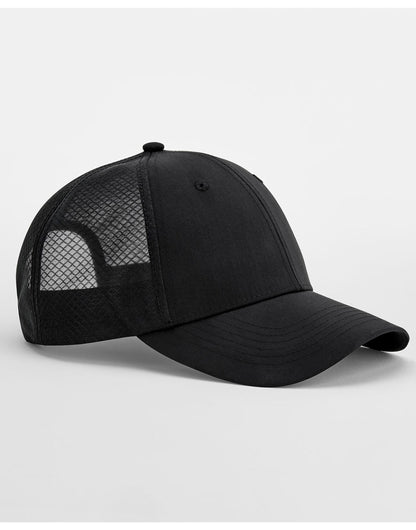 Beechfield Technical Mesh Trucker B644R - Black Black O S - Customisable Caps