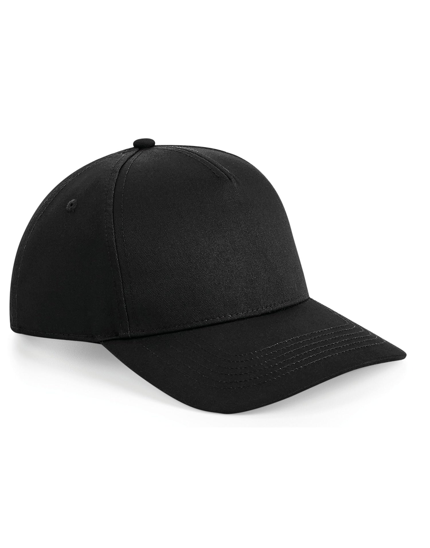 Beechfield Urbanwear 5 Panel Snapback B649 - Black O S - Customisable Caps