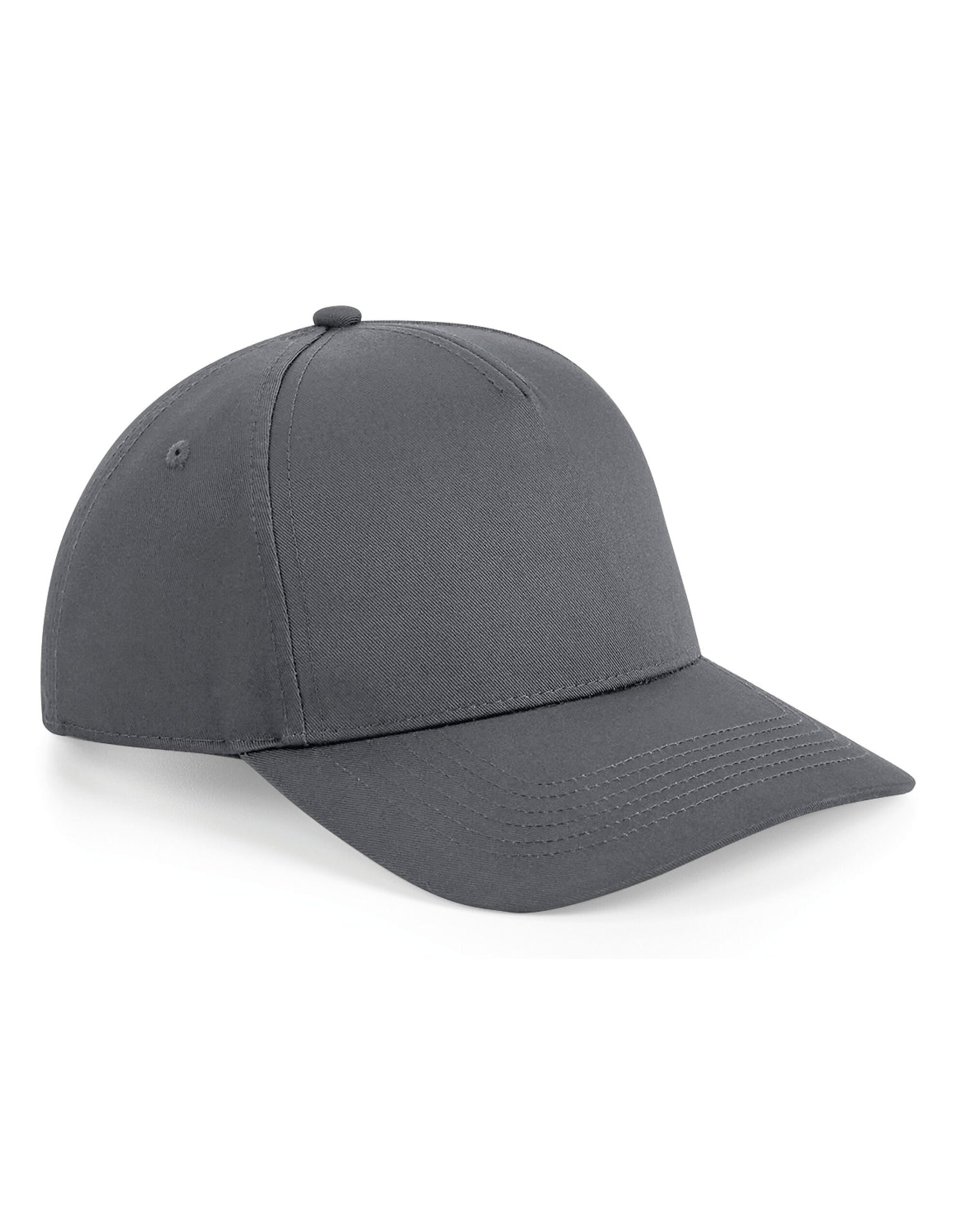 Beechfield Urbanwear 5 Panel Snapback B649 - Graphite Grey O S - Customisable Caps