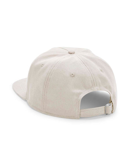 Beechfield Organic Cotton 5 Panel Cap B64N - Sand O S - Customisable Caps