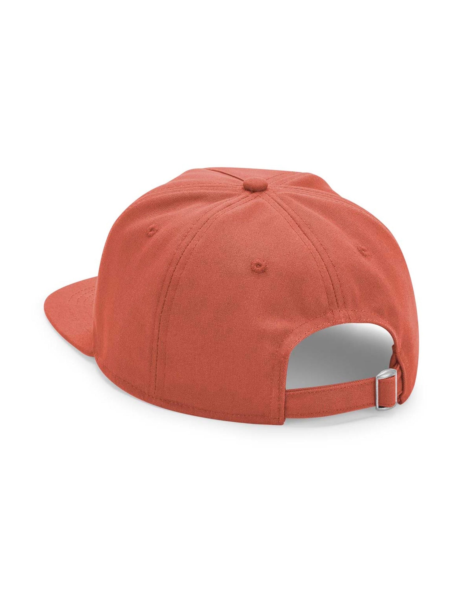 Beechfield Organic Cotton 5 Panel Cap B64N - Terracotta O S - Customisable Caps