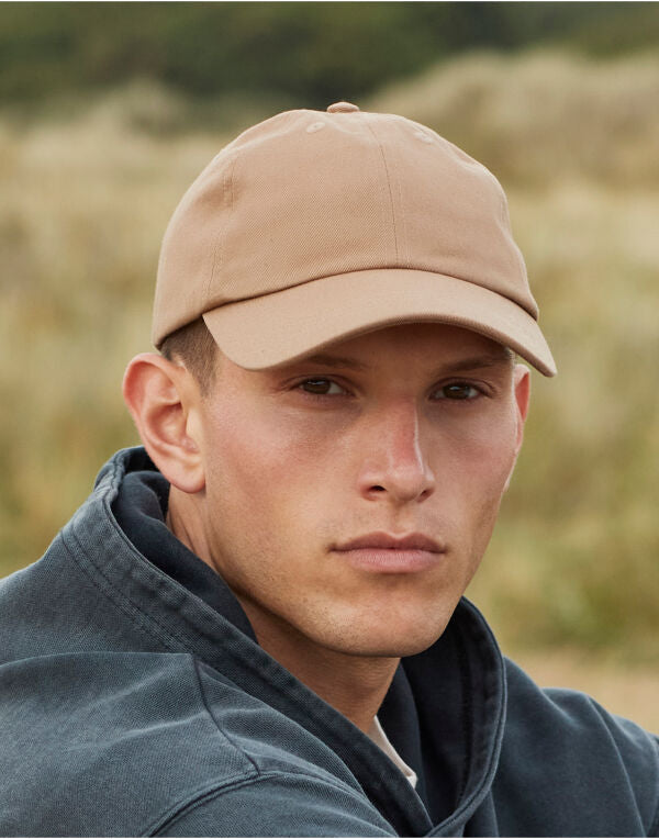 Beechfield Organic Cottn 6 Panel Dad Cap B652N - - Customisable Caps