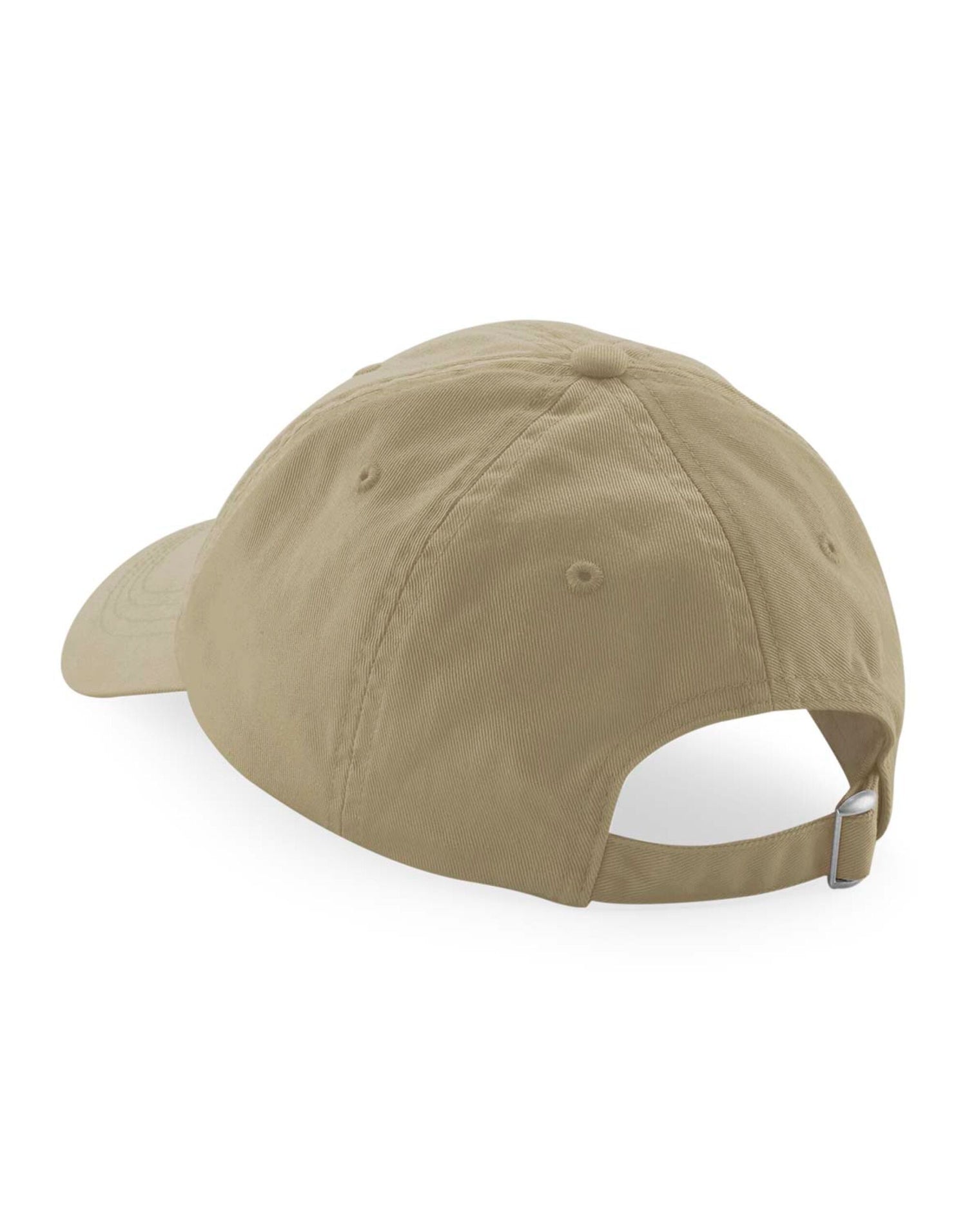 Beechfield Organic Cottn 6 Panel Dad Cap B652N - Desert Sand O S - Customisable Caps