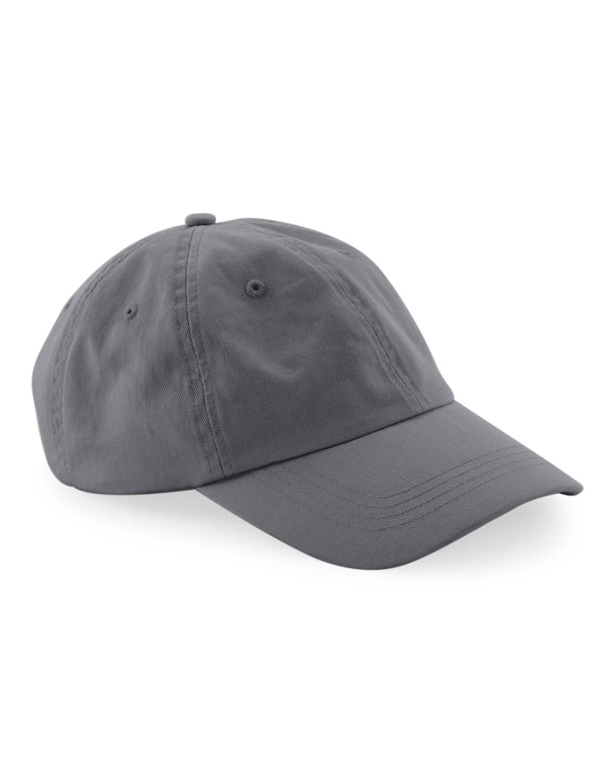 Beechfield Organic Cottn 6 Panel Dad Cap B652N - - Customisable Caps