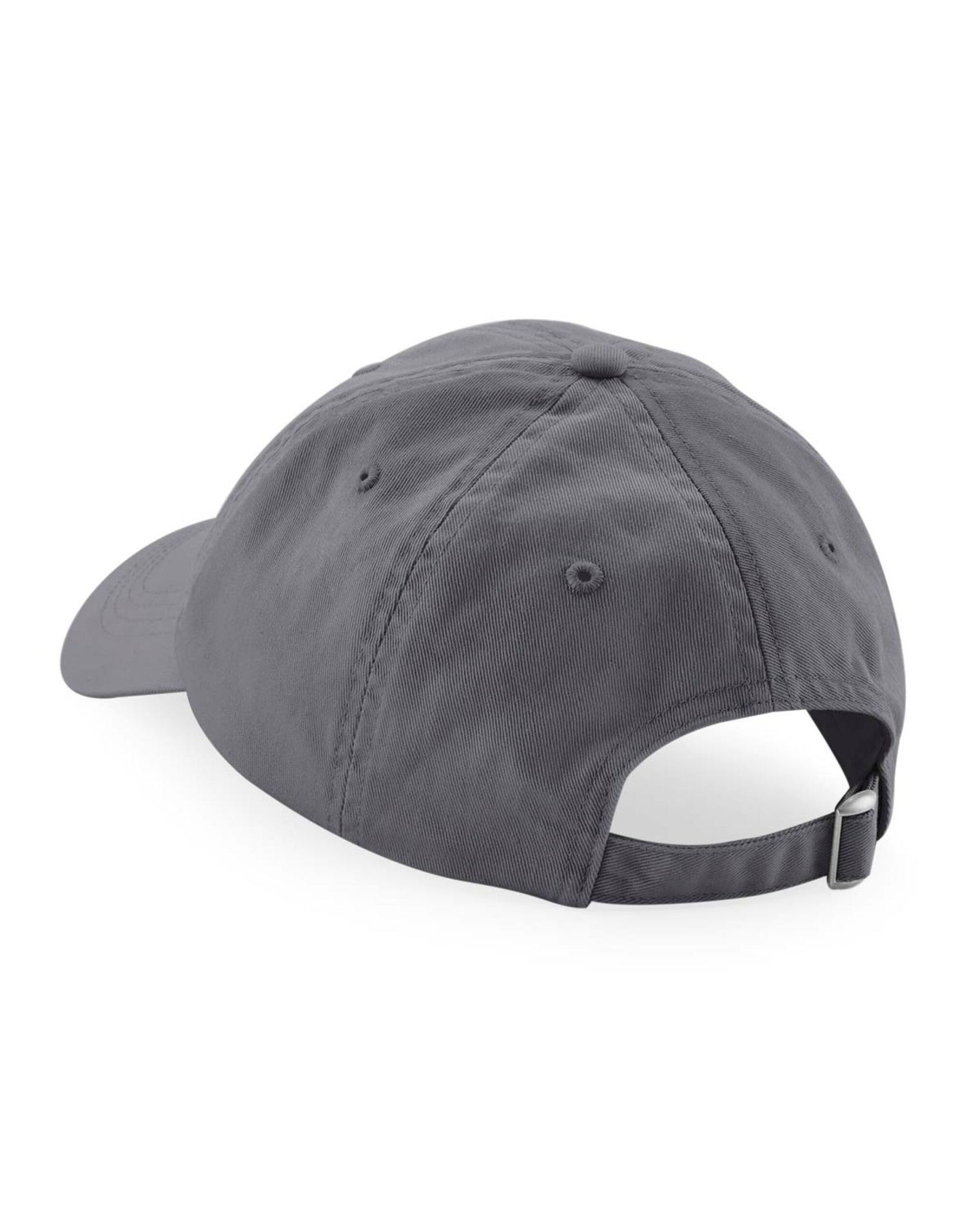 Beechfield Organic Cottn 6 Panel Dad Cap B652N - Graphite O S - Customisable Caps