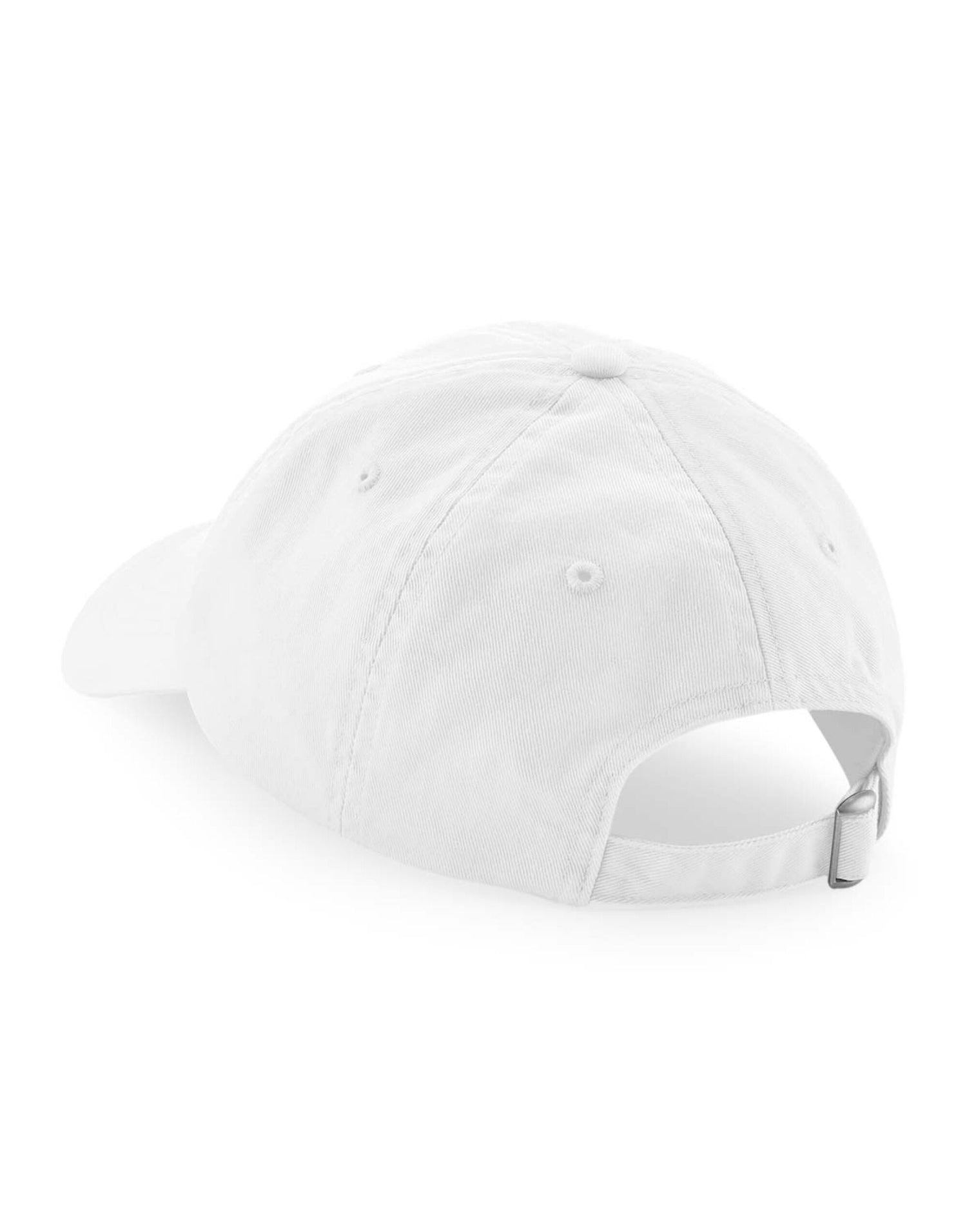 Beechfield Organic Cottn 6 Panel Dad Cap B652N - White O S - Customisable Caps