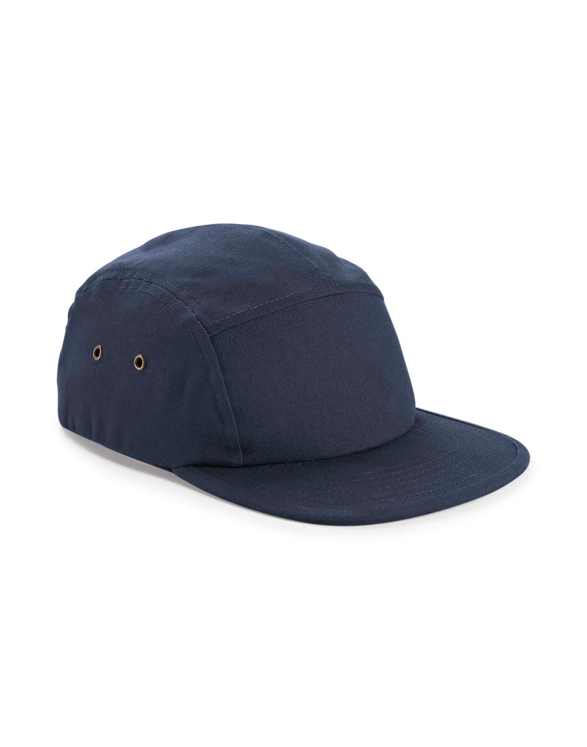 Beechfield Canvas 5 Panel Cap B654 - Navy O S - Customisable Caps