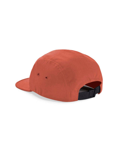 Beechfield Canvas 5 Panel Cap B654 - Terracotta O S - Customisable Caps