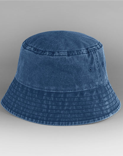 Beechfield Vintage Bucket Hat B688 - Vintage Denim - Customisable Hats