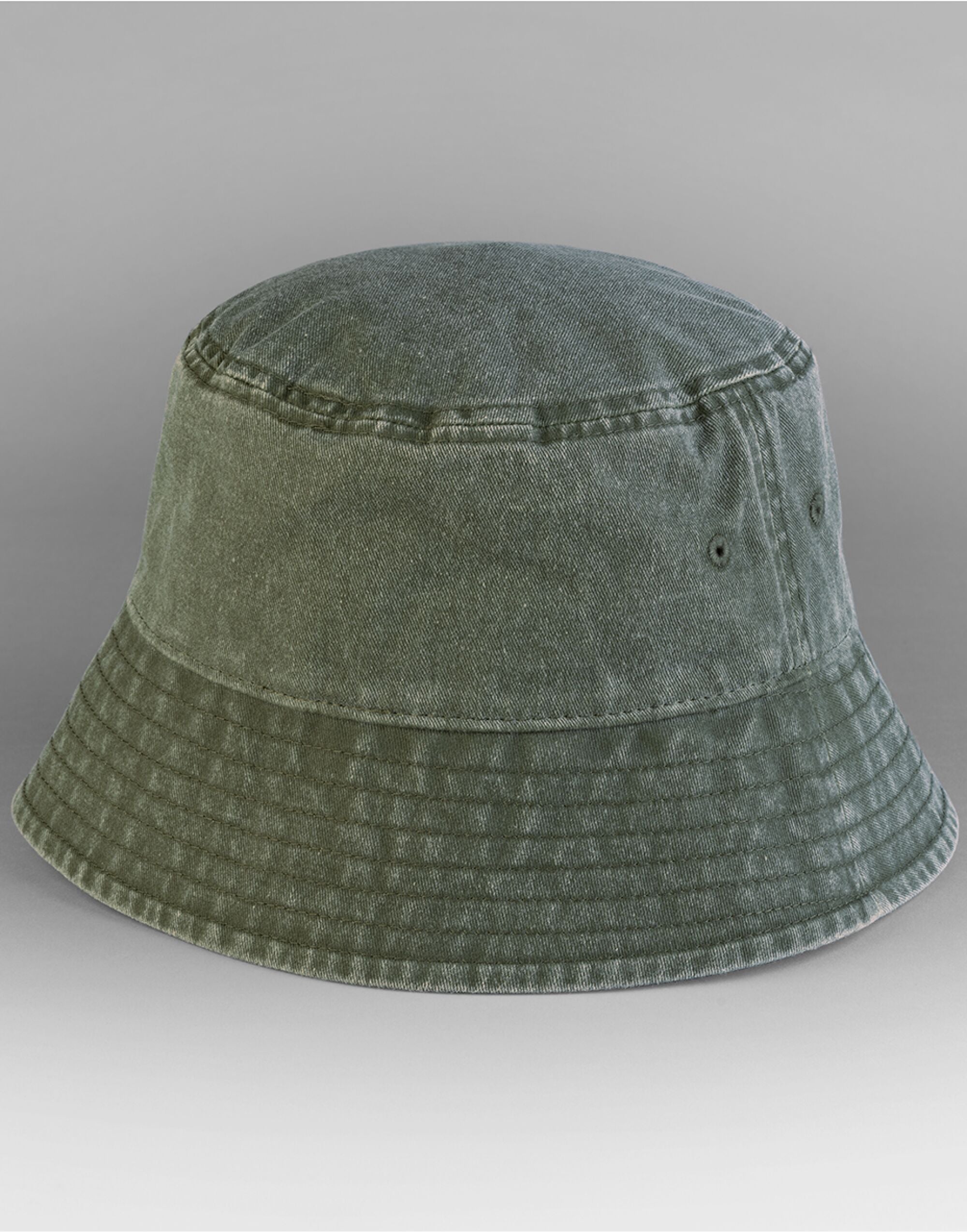 Beechfield Vintage Bucket Hat B688 - Vintage Olive - Customisable Hats