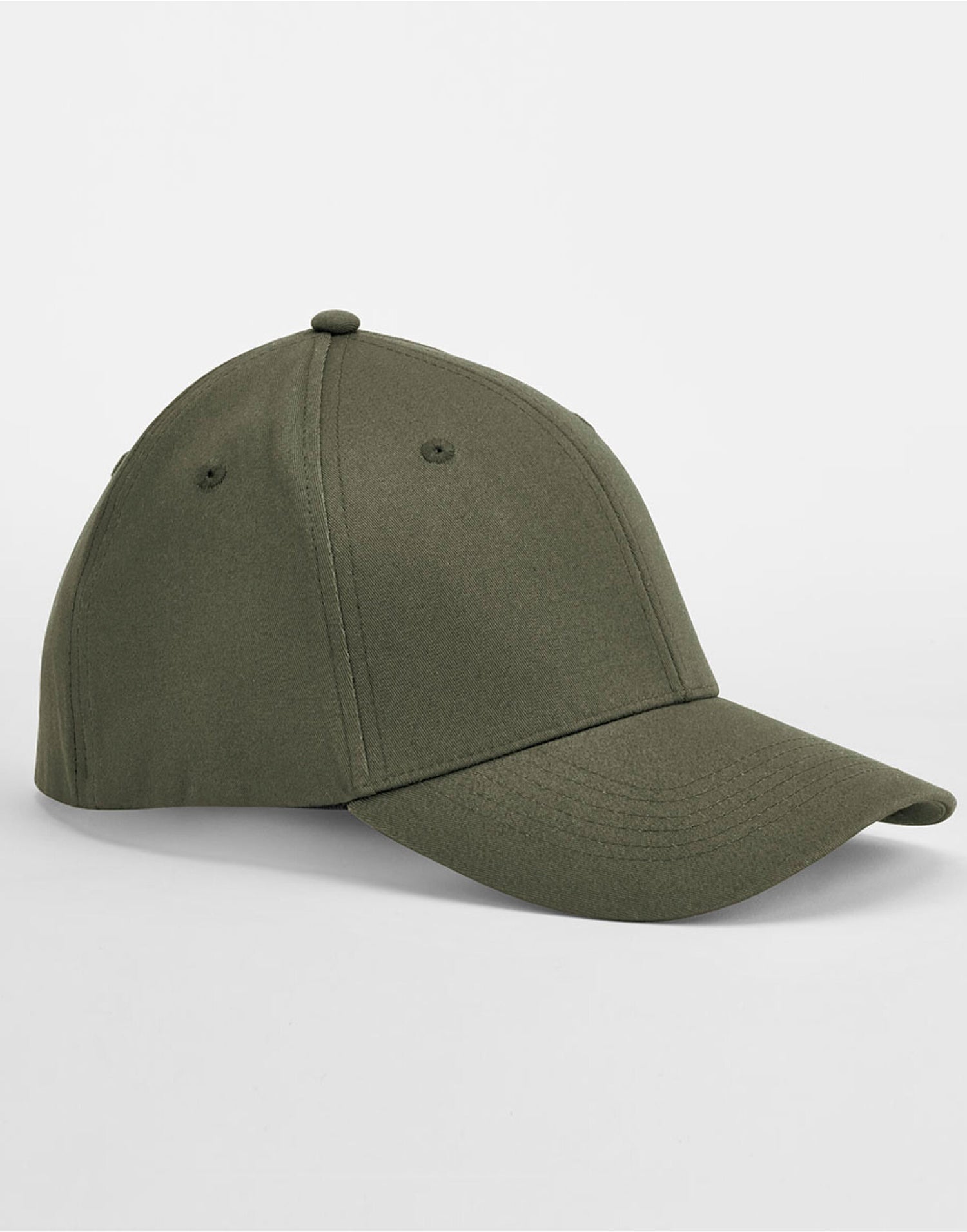 Beechfield EA Organic Stretch-Sit Cap B803 - Olive Green - Customisable Caps