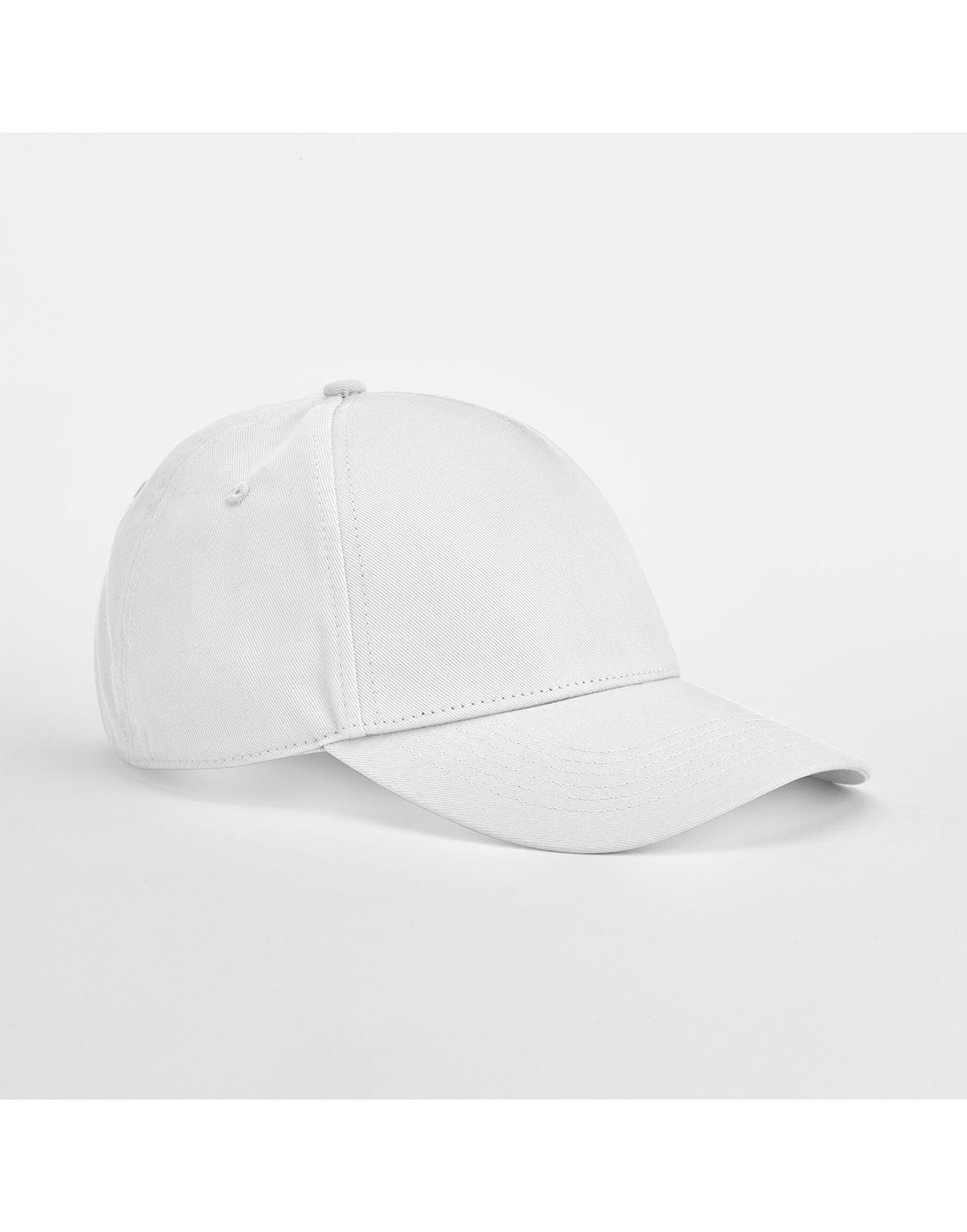 Beechfield EA Organic 5 Panel Cap B825 - White O S - Customisable Caps