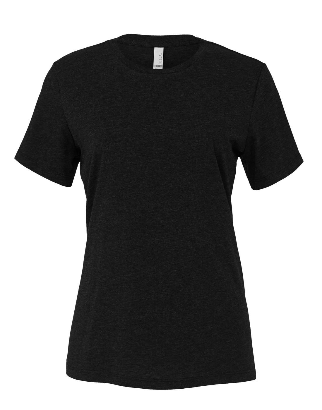 Bella Womens Relaxed Heather Jersey SS T BE6400CVC - Black Heather - Customisable T-Shirts