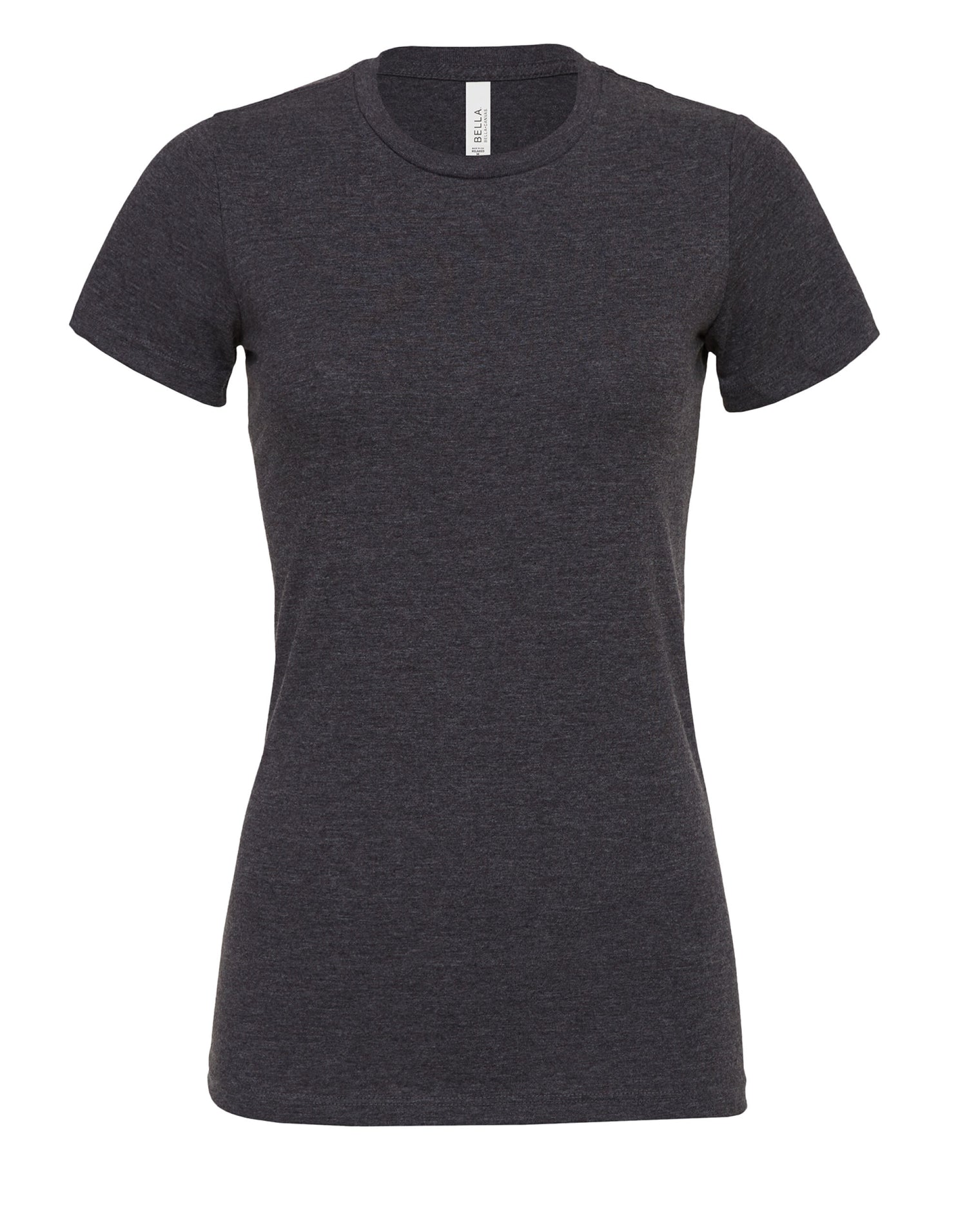 Bella Womens Relaxed Heather Jersey SS T BE6400CVC - Dark Grey Heather - Customisable T-Shirts