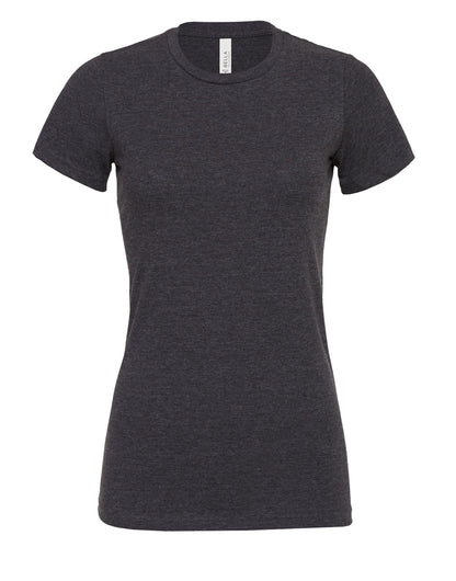 Bella Womens Relaxed Heather Jersey SS T BE6400CVC - Dark Grey Heather - Customisable T-Shirts