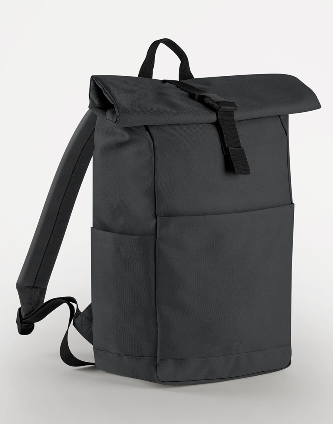 Bagbase Premium Recycled RollTop Backpk BG186 - Graphite Grey O S - Customisable Bags
