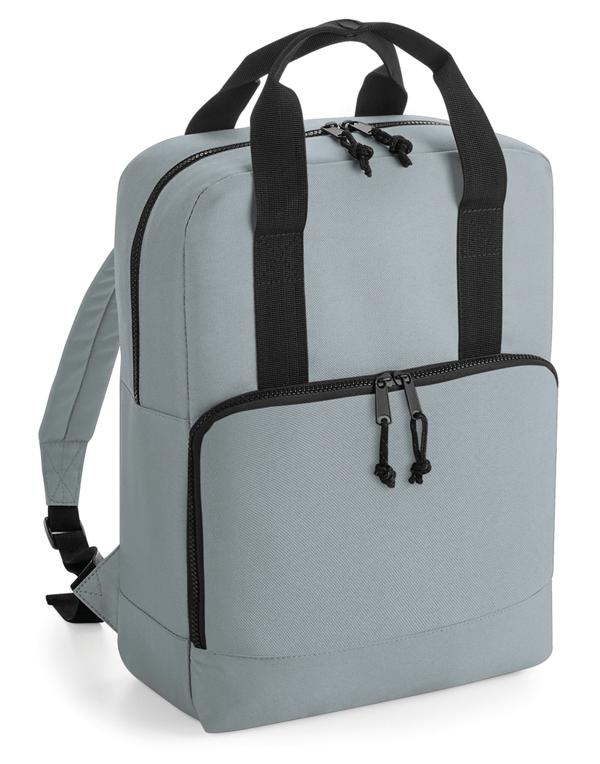 Bagbase Recycled TwinHandle Cooler BPack BG287 - Pure Grey O S - Customisable Bags
