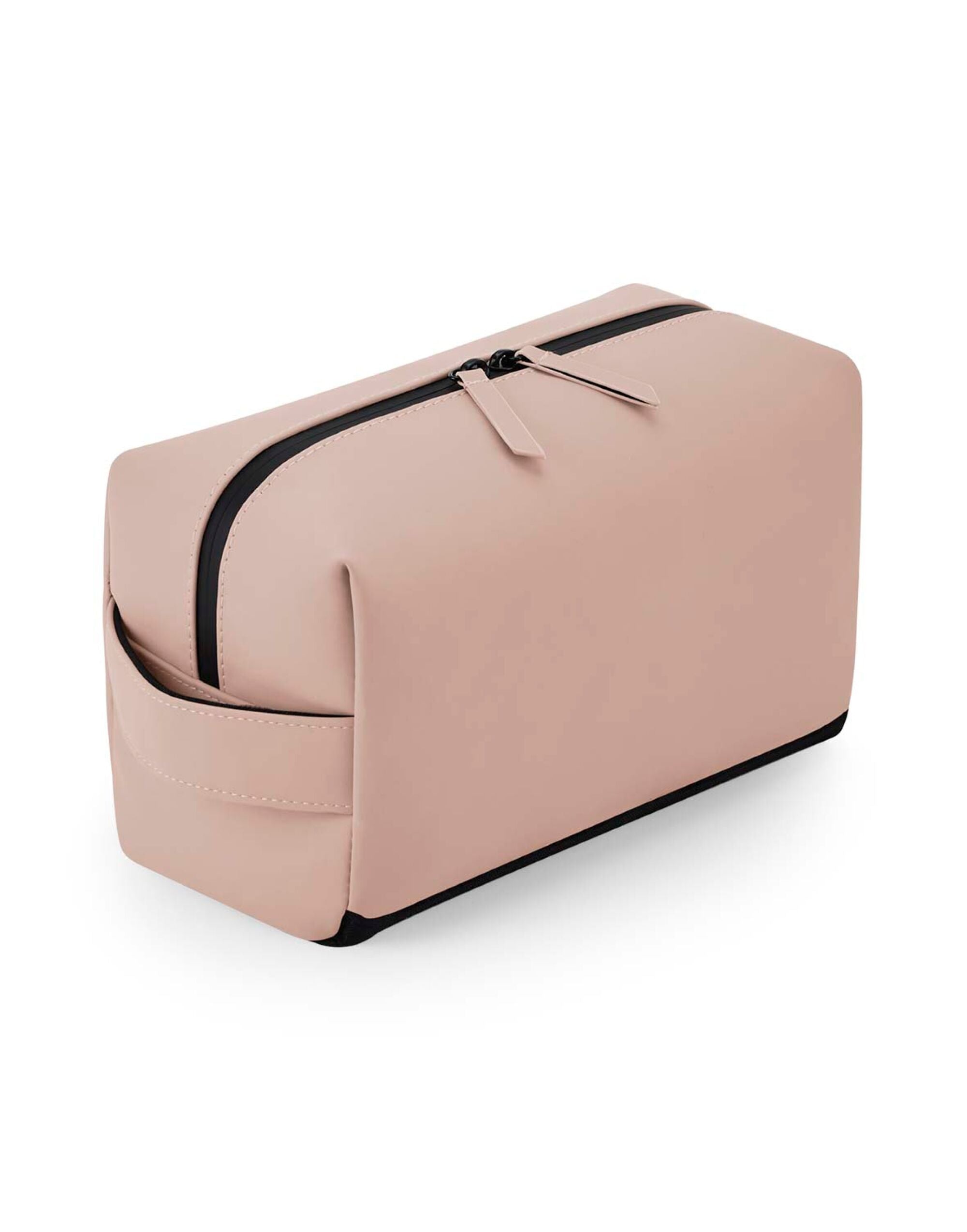 Bagbase Matte PU Toiletry Case BG332 - Nude Pink O S - Customisable Bags