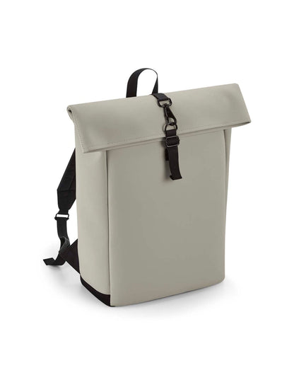 Bagbase Matte PU Roll Top Backpack BG335 - - Customisable Bags