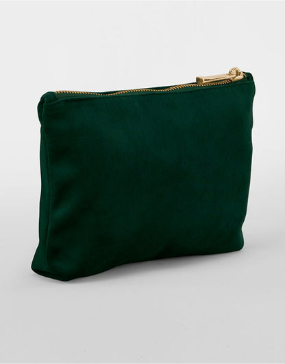 Bagbase Velvet Accessory Bag bg714 - Dark Emerald - Customisable Bags