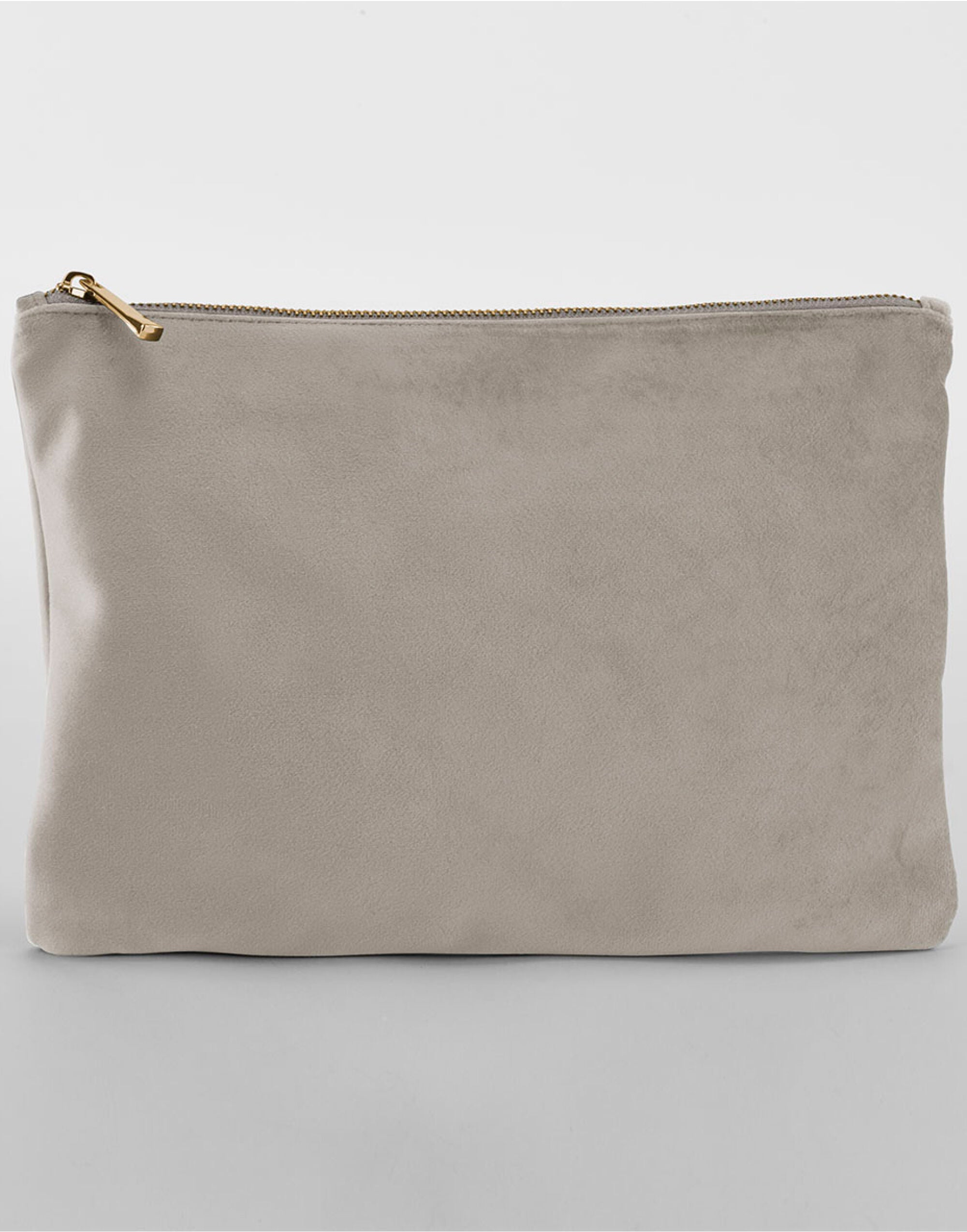 Bagbase Velvet Accessory Pouch bg715 - Moonstone - Customisable Bags