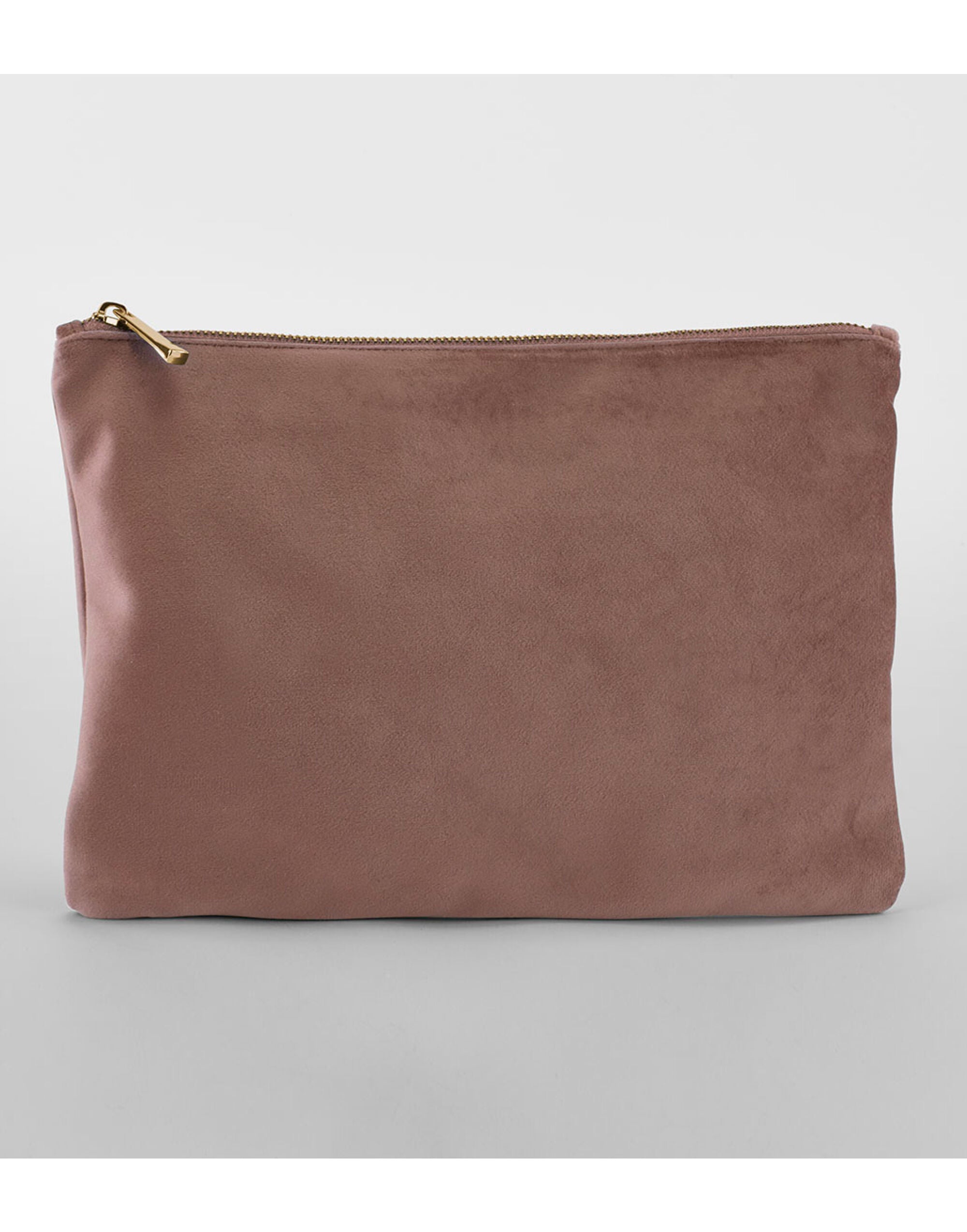 Bagbase Velvet Accessory Pouch bg715 - Rose Quartz - Customisable Bags