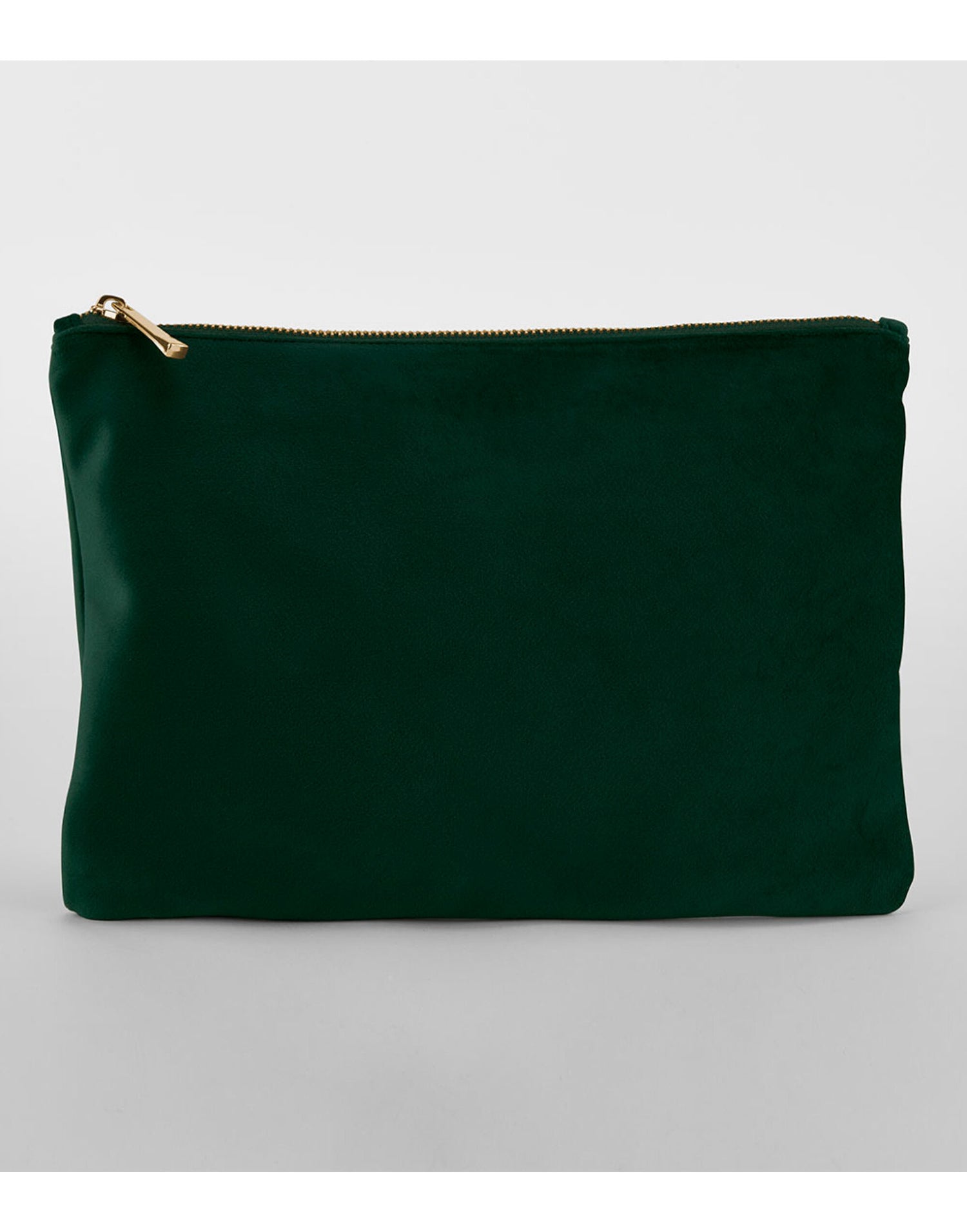 Bagbase Velvet Accessory Pouch bg715 - Dark Emerald - Customisable Bags