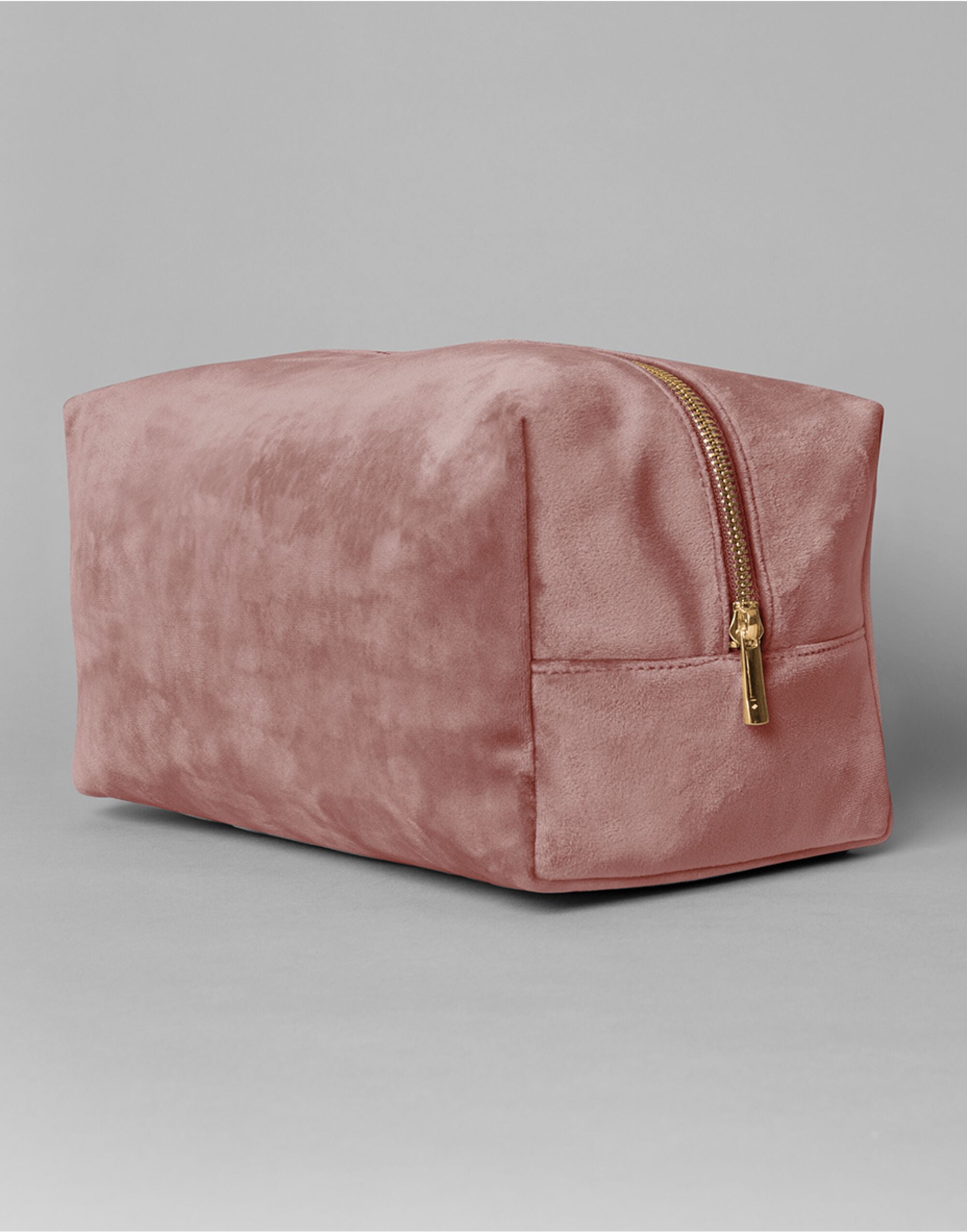 Bagbase Velvet Toiletry/Accessory Case BG716 - Rose Quartz - Customisable Bags