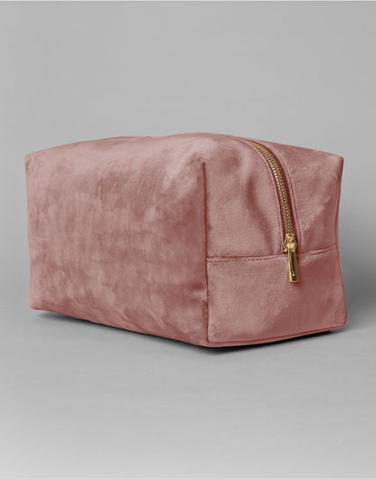 Bagbase Velvet Toiletry/Accessory Case BG716 - Rose Quartz - Customisable Bags