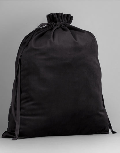 Bagbase Velvet Gift Bag BG718 - Black Onyx - Customisable Bags