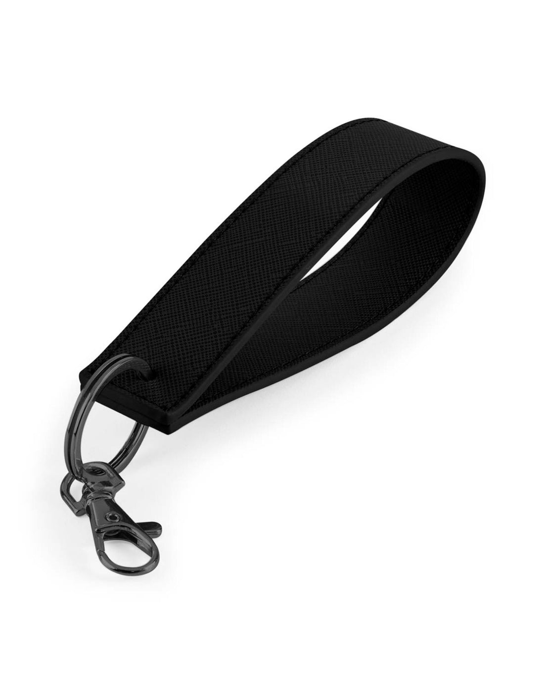 Bagbase Boutique Wristlet Keyring bg747 - Black Black O S - Customisable Bags