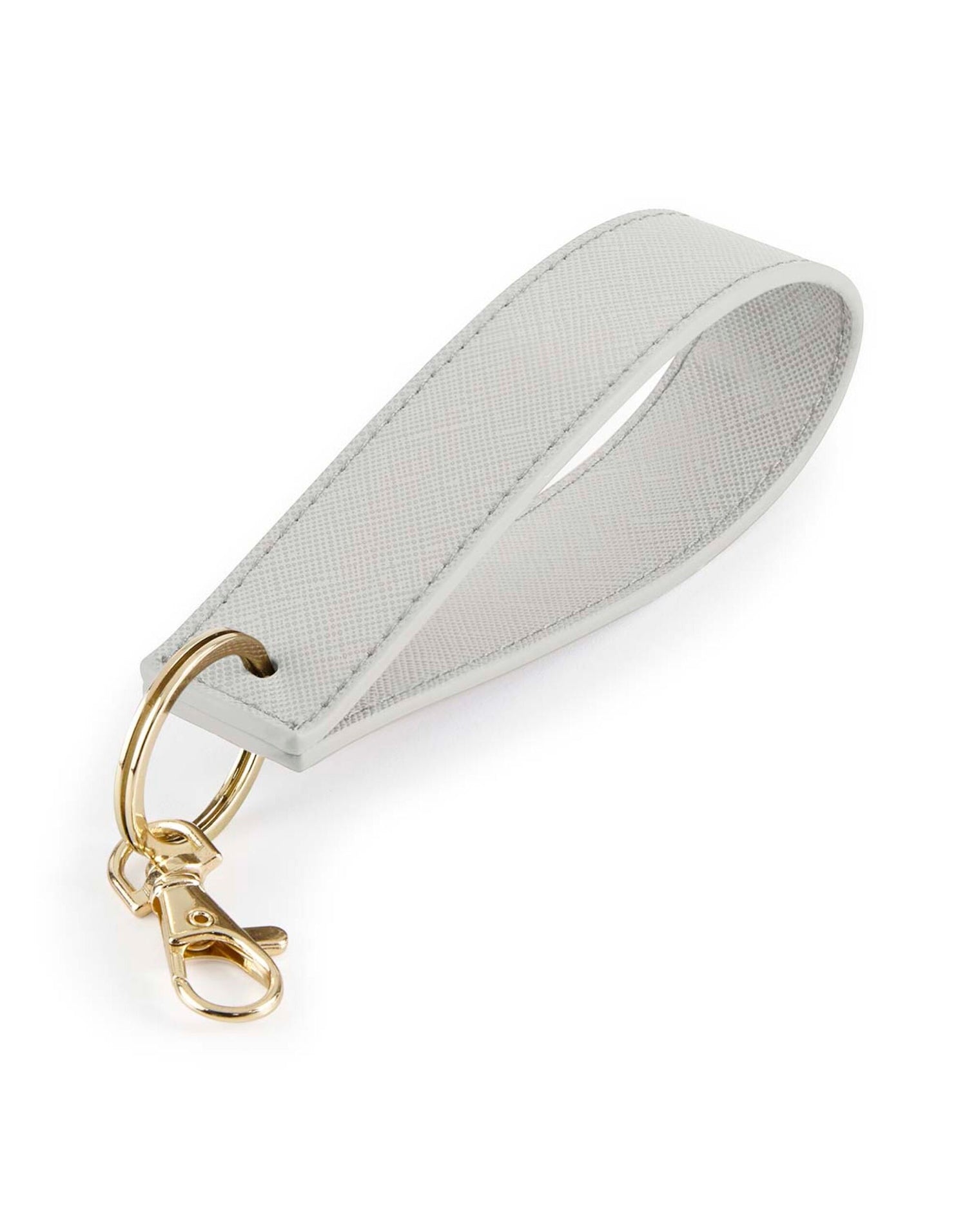 Bagbase Boutique Wristlet Keyring bg747 - Soft Grey O S - Customisable Bags
