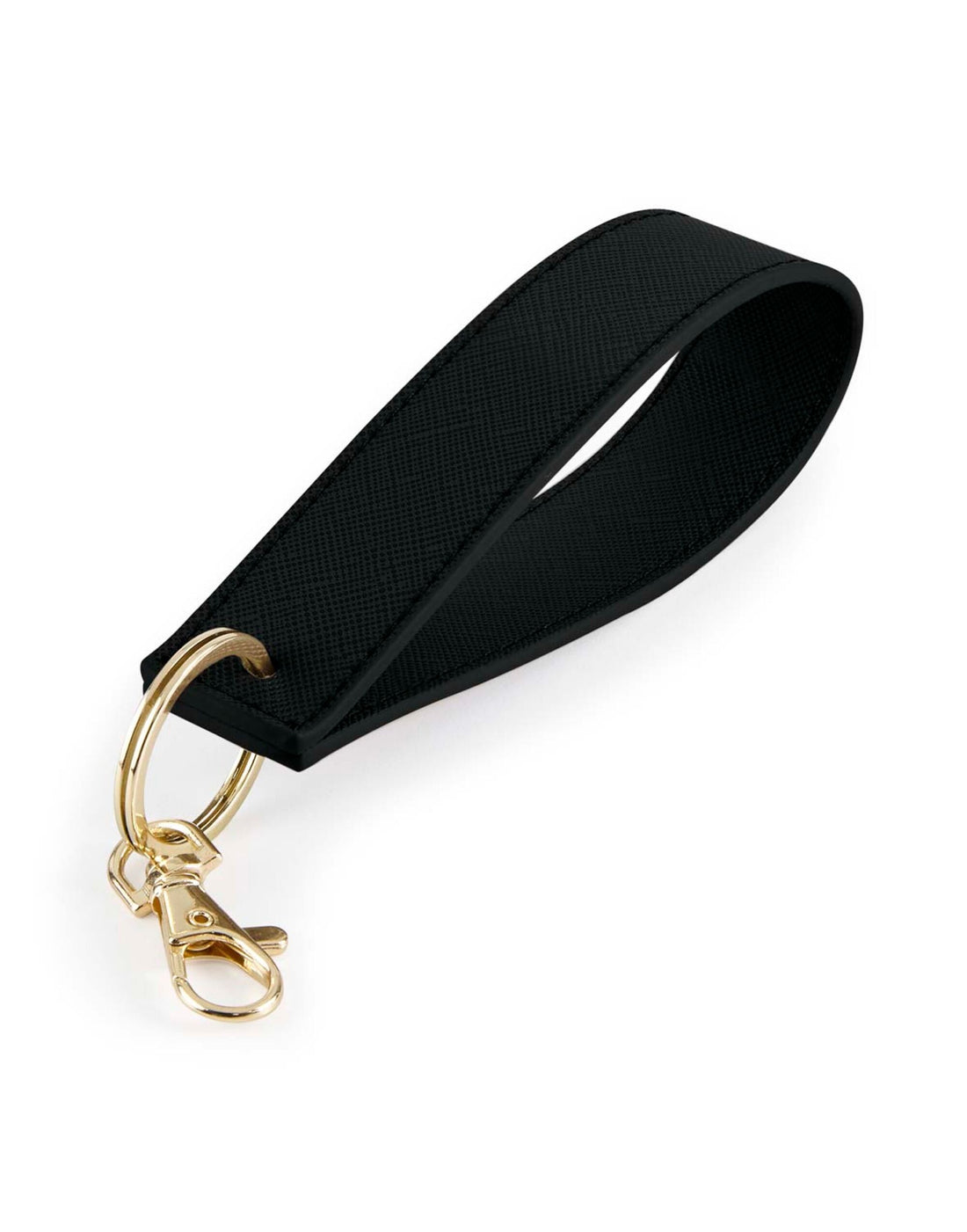 Bagbase Boutique Wristlet Keyring bg747 - Black O S - Customisable Bags