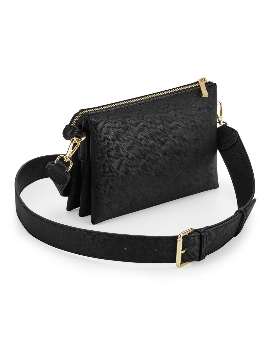 Bagbase Boutique Soft Cross Body Bag bg759 - Black O S - Customisable Bags