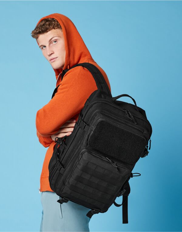 Bagbase Molle Tactical 35L Backpack bg850 - Combat Camo O S - Customisable Bags