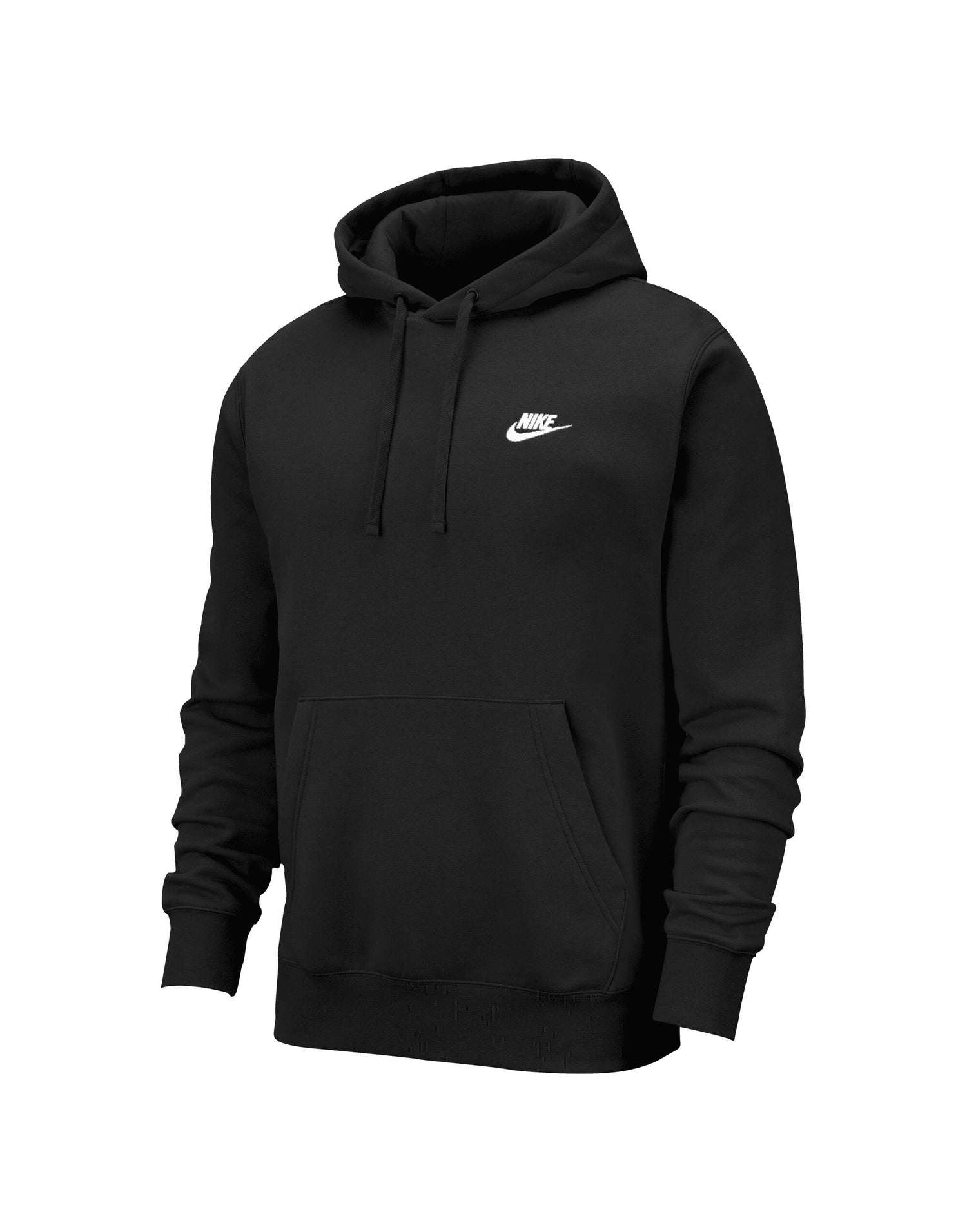 Nike Sportswear Club Hoodie BV2654 - Black White - Customisable Hoodies
